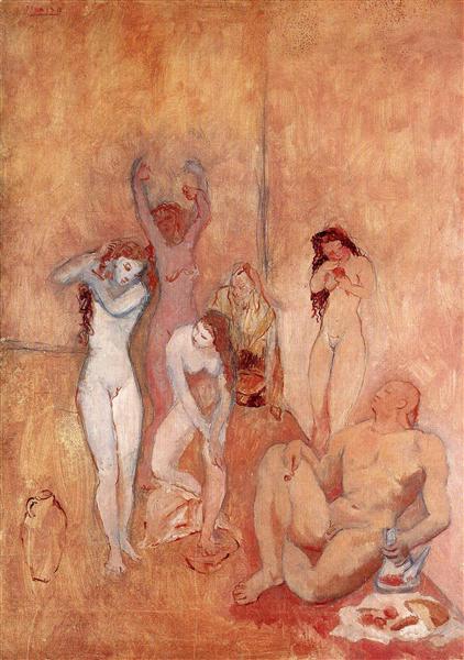 Pablo Picasso Classical Oil Painting The Harem Le Harem